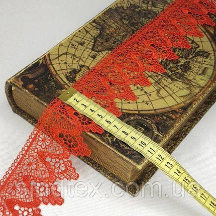 Мереживо макраме Sindtex 6CM (13M) Колір-червоний (729-51-026), фото 4