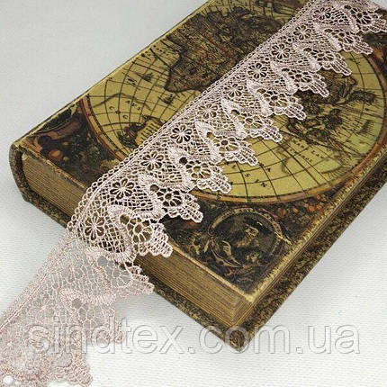 Мереживо макраме Sindtex 6CM (13M) Колір-пудровий (729-51-092), фото 3