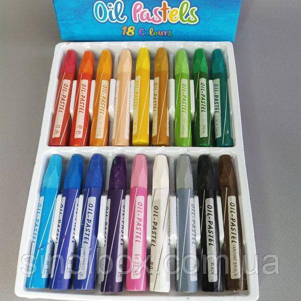 Олівець пастель18 кольорів, фото 1