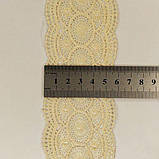 Мереживо макраме Sindtex 6CM (20 м) Колір-молочний (22-Y10389-2), фото 4