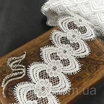 Мереживо макраме Sindtex 7см (13м) Колір - Білий (10-L0434-1), фото 3