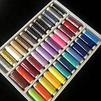 Набір швейних ниток асорті 100% поліестеру 40/2 (уп 39 шт)