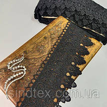 Мереживо макраме Sindtex 7CM (13M) Колір - Чорний (38-SF3040-2), фото 3