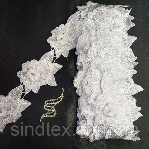 Мереживо макраме Sindtex 8,5 см (9 м) Колір - Білий (43-HL1451-1)