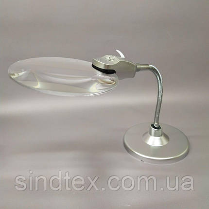 Лупа настільна з LED підсвічуванням MG5B-4 - діаметр лінзи 107 мм, фото 1