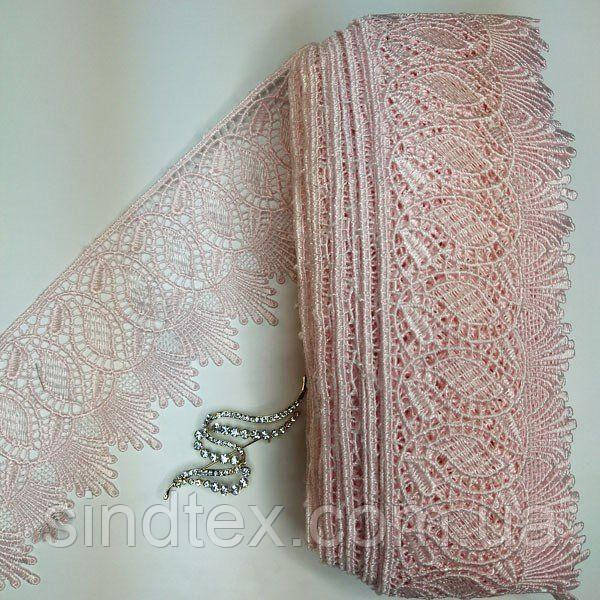 Мереживо макраме Sindtex 8 см (13 м) Колір рожевий ніжний (35-SF4556-8)