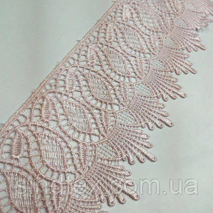 Мереживо макраме Sindtex 8 см (13 м) Колір рожевий ніжний (35-SF4556-8), фото 2