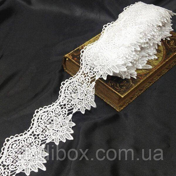 Мереживо макраме Sindtex 9,5 см (13 м) Колір - Білий (729-96-001)