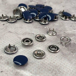 Кнопка Baby 9,5м з закритою шляпкою Темно синій 50шт. (227)