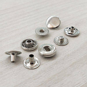 Кнопка Альфа 10мм Нікель VT-2 (720шт) (00244)