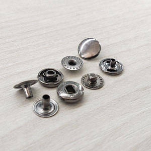 Кнопка Альфа 10мм Темний нікель VT-2 (720шт) (00244)