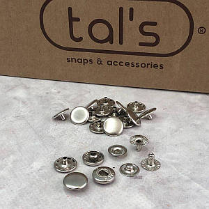 Кнопка Альфа 12,5мм #54 Нікель (720шт) TALS (00245)