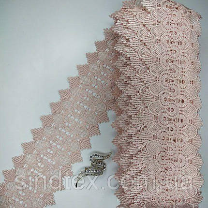 Мереживо макраме Sindtex 9см (20 м) Колір-пудровий (23-Y12169-7), фото 1