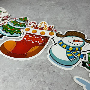 Новорічні гірлянди "happy new year" #998/3