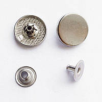 Кнопка Таблетка - 17мм Нікель 720шт. Нержавійка (108917)