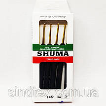 Гачок для в'язання SHUMA #3 з м'якою ручкою, фото 5
