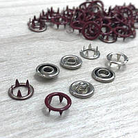 Кнопка трикотажна BABY 9,5мм Баклажановий (50шт.) (212223)