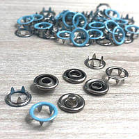 Кнопка трикотажна BABY 9,5мм Блакитний (50шт.)