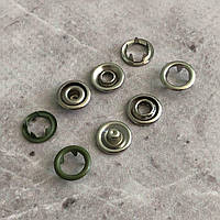 Кнопка трикотажна BABY 9,5мм Хакі 50шт. (327)