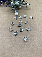 Стрази в цапах пришивні Крапля 7*10 мм. Прозорі ( 1 шт), 1930