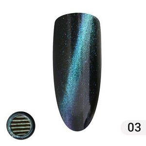 Металізована втірка Котяче око Global Fashion №03