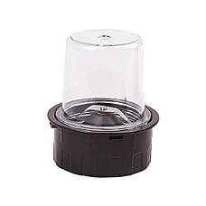 Стаціонарний блендер з кавомолкою Sokany SK-168 з пластиковою чашею 1.5л для коктейлів 500Вт Чорний, фото 2