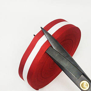 Лампасна репсова стрічка (тасьма) 4см. на відріз кратно 1 м. -0017