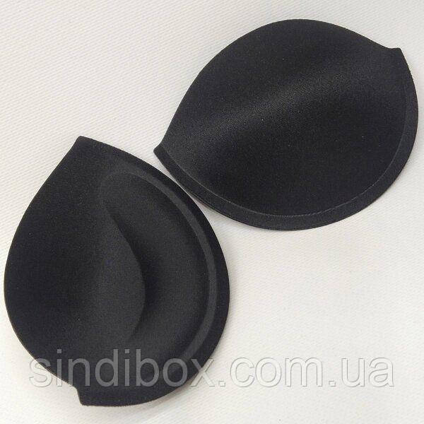 Корсетні чашки балконет #80 чорні, фото 1