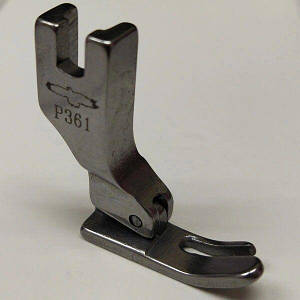 Лапка для промислових швейних машин для шивання блискавки P361