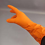 Рукавички господарські гумові латексні "LATEX GLOVES" (розмір L), фото 4