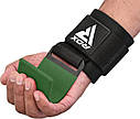 Гаки для тяги на зап'ястя RDX W5 Gym Hook Strap Army Green Plus, фото 3