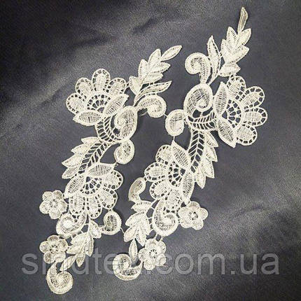 Лейси мереживні фрагменти Sindtex - Айворі (ЛК-137А), фото 1