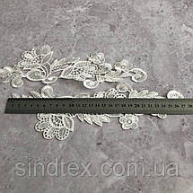 Лейси мереживні фрагменти Sindtex - Айворі (ЛК-137А), фото 4