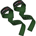Лямки для тяги PowerPlay 7064 Lifting Gym Straps Зелені, фото 3