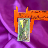 Стрази акрилові пришивні 20х38 мм, хамелеон, фото 3