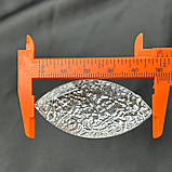 Стрази акрилові пришивні 24х49 мм, срібло грані, фото 4