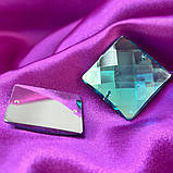 Стрази акрилові пришивні 30мм, блакитний, фото 2