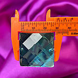 Стрази акрилові пришивні 30мм, блакитний, фото 3