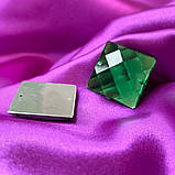 Стрази акрилові пришивні 30мм, зелений, фото 2