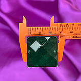 Стрази акрилові пришивні 30мм, зелений, фото 3