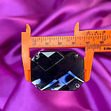 Стрази акрилові пришивні 30х40 мм, синій, фото 3