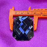 Стрази акрилові пришивні 30х40 мм, синій, фото 4