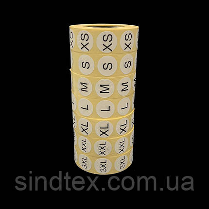 Розмірник клейовий 48-50 1000шт., фото 2