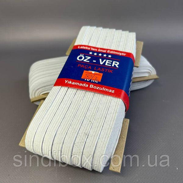 Резинка 50м для одягу OZ-VER 1см Біла