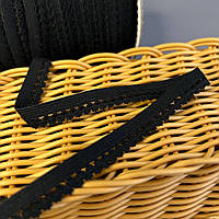 Резинка ажурна, оздоблювальна 11мм - чорна #1