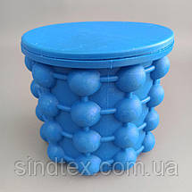 Силіконова форма для заморожування льоду із кришкою Ice Cube Maker Genie, фото 4