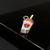 Підвіска "Коктейль"  8х20 мм, колір Сталь