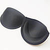 На кісточці 100 Чорні поролонові чашки для бюстгальтера, фото 2