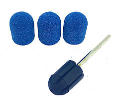 Набір ковпачків (3 шт) і гумова насадка, розмір 10*15 мм, #80 Blue