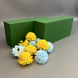 Флористична піна-оазис для квітів 16,5х10,5х22 см